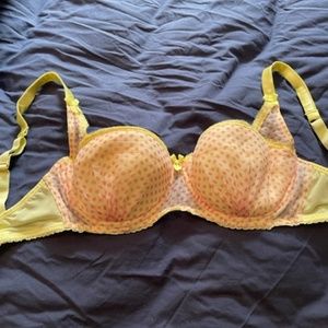 Mimi Holliday Bra  - Yellow and Pink Chiffon 30E